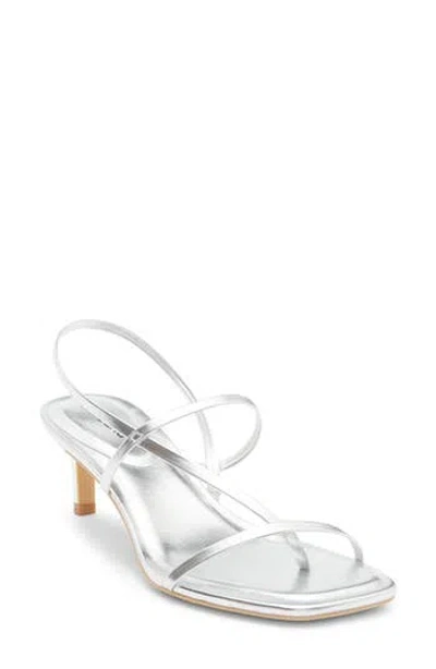 Abound Petra Kitten Heel Sandal In Silver