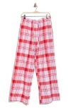 Abound Plaid Flannel Pajama Pants In Pink