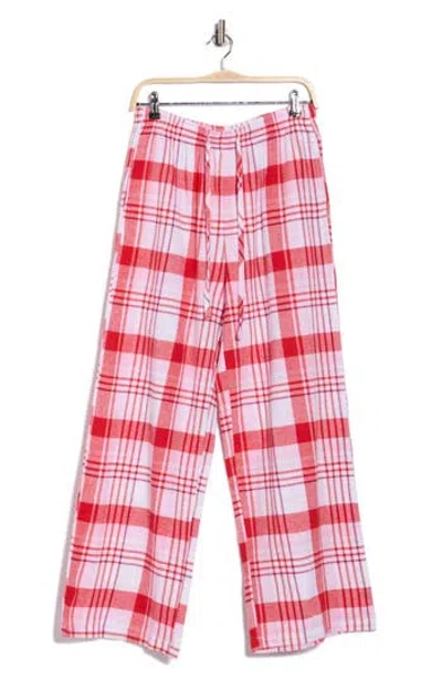 Abound Plaid Flannel Pajama Pants In Pink
