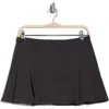 Abound Pleated Suiting Skirt In Grey Heather
