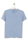 Abound Pocket Acid Wash T-shirt In Blue Hydrangea