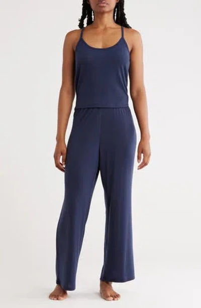 Abound Pointelle Knit Camisole Pajamas In Blue