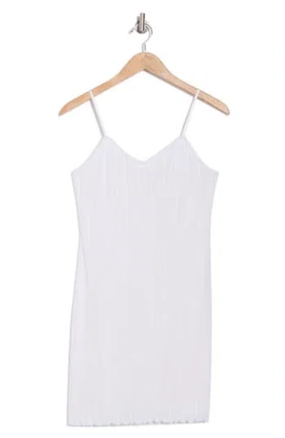 Abound Pretty Pointelle Chemise In White