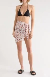 Abound Printed Mesh Sarong In Multi
