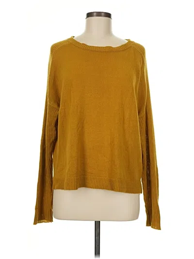 Pre-owned Abound Pullover Sweater In Gold