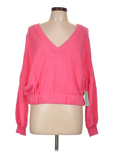 Abound Pullover Sweater In Pink