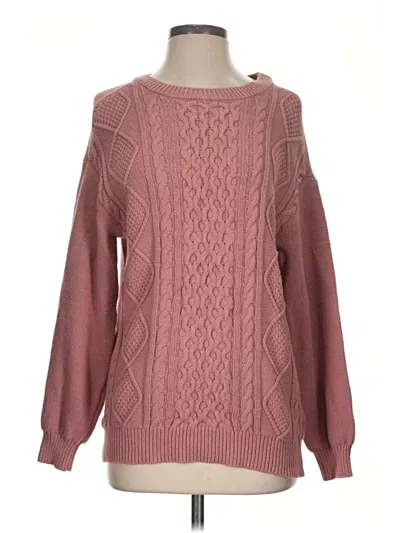 Pre-owned Abound Pullover Sweater In Pink
