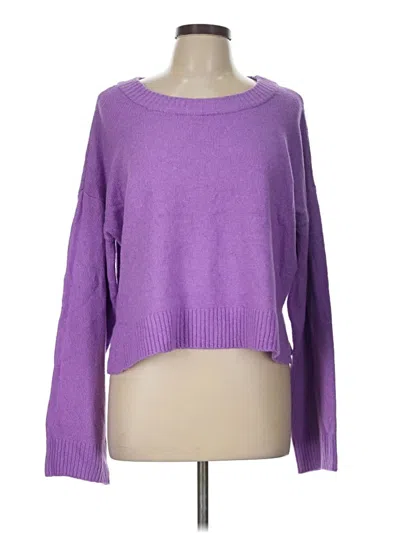 Pre-owned Abound Pullover Sweater In Purple