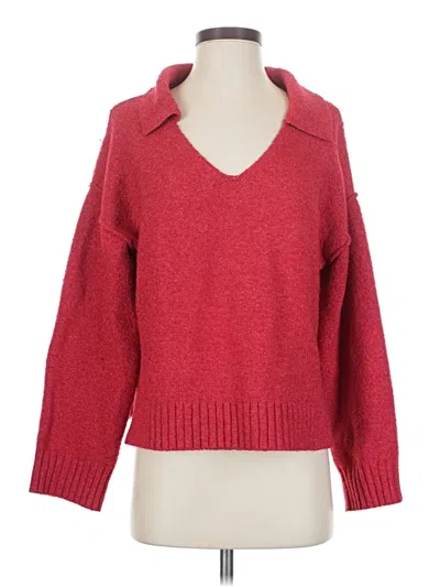 Pre-owned Abound Pullover Sweater In Red