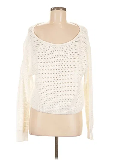 Pre-owned Abound Pullover Sweater In White