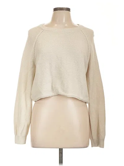 Pre-owned Abound Pullover Sweater In White