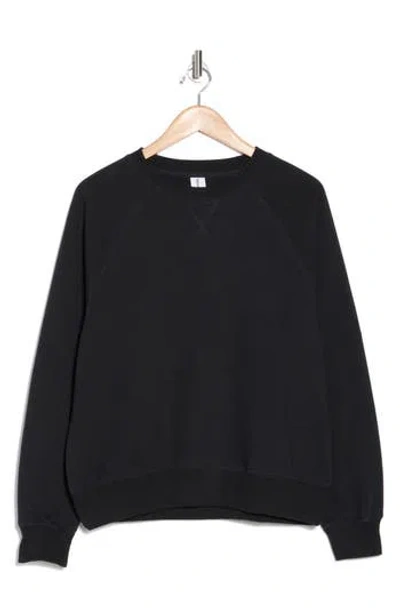 Abound Raglan Sleeve Sweatshirt In Black Jet
