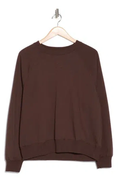 Abound Raglan Sleeve Sweatshirt In Brown Coffee