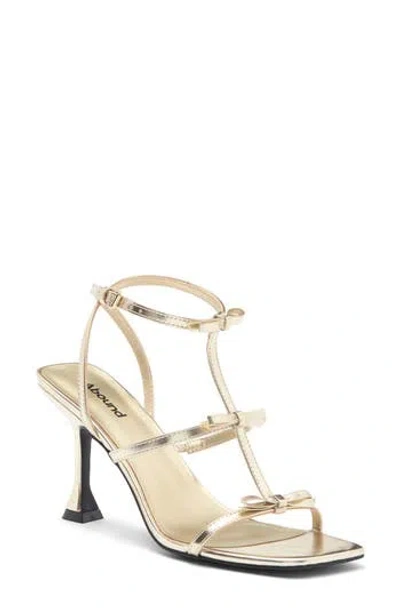 Abound Ramona Bow Sandal In Gold Metallic