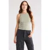 Abound Rib Tank In Green