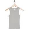 Abound Rib Tank In Grey Heather
