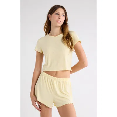 Abound Ribbed Shortie Pajamas
