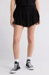 Abound Ruffle Skort In Black