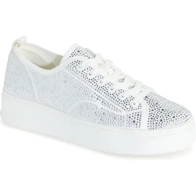 Abound Sariah Crystal Platform Sneaker In White