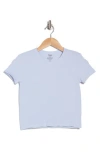 Abound Seamless Crewneck Baby Tee In Blue Feather