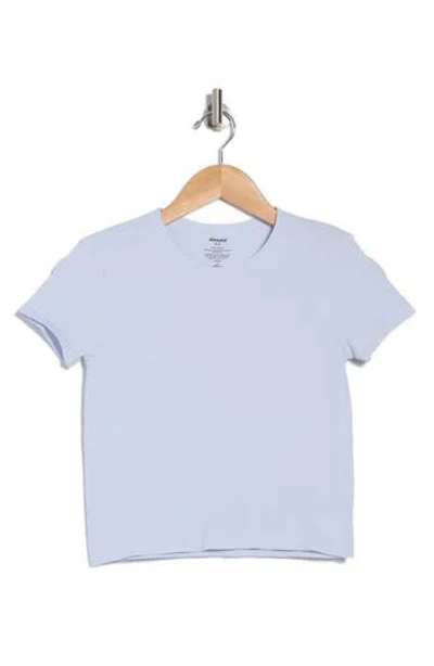 Abound Seamless Crewneck Baby Tee In Blue Feather