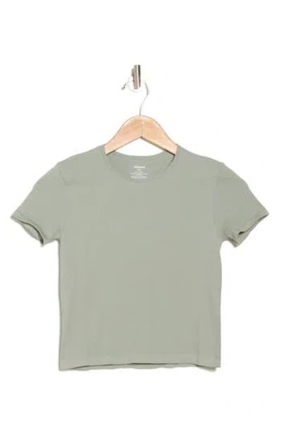Abound Seamless Crewneck Baby Tee In Green Halo