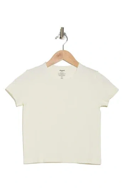 Abound Seamless Crewneck Baby Tee In Ivory