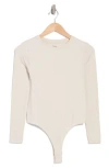 Abound Seamless Long Sleeve Bodysuit In Beige Pumice