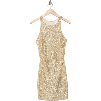 Abound Sequin Minidress In Gold Sequins | ModeSens