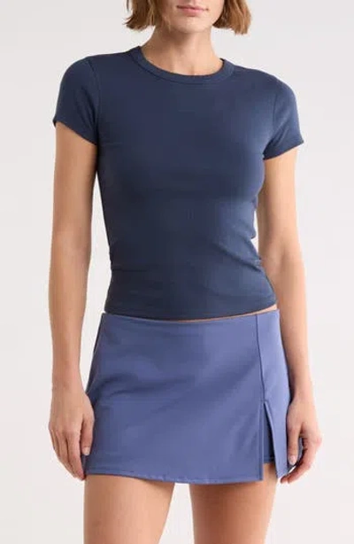Abound Short Sleeve Baby Tee In Navy Indigo
