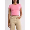 Abound Short Sleeve Baby Tee In Pink Ginger