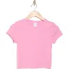 Abound Short Sleeve Baby Tee In Pink Moonlite