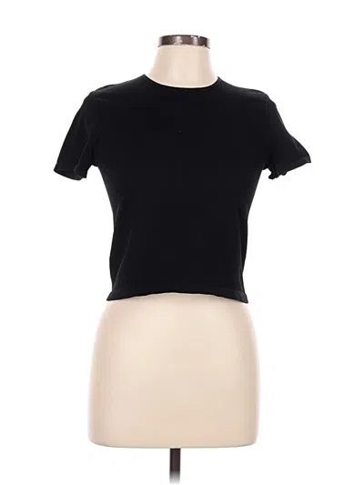 Pre-owned Abound Short Sleeve Turtleneck In Black