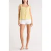 Abound Shoulder Tie Boho Cami In Gold