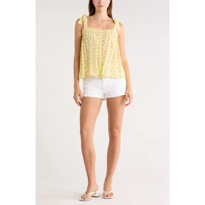Abound Shoulder Tie Boho Cami In Gold