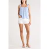 Abound Shoulder Tie Boho Cami In Blue