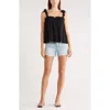 Abound Shoulder Tie Boho Cami In Black