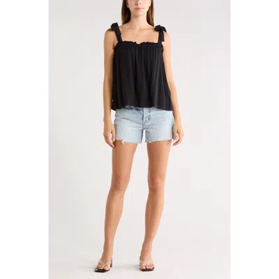Abound Shoulder Tie Boho Cami In Black