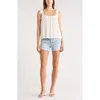 Abound Shoulder Tie Boho Cami In White