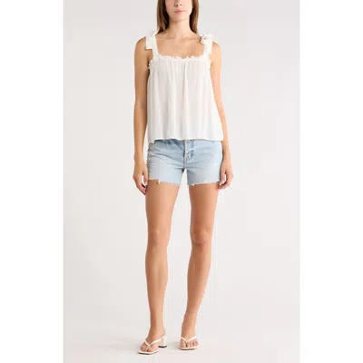 Abound Shoulder Tie Boho Cami In White