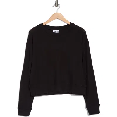 Abound Sleepy Crewneck Sweatshirt In Black
