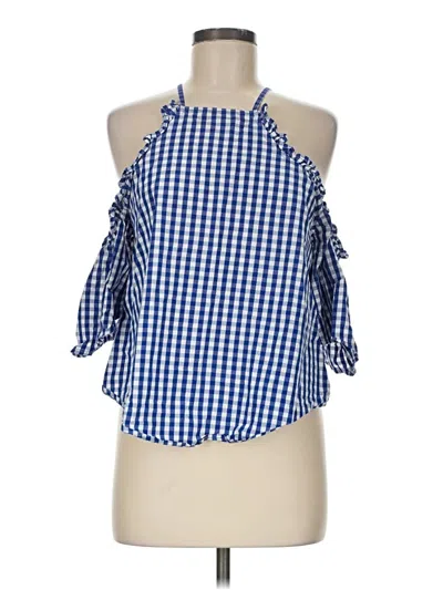 Pre-owned Abound Sleeveless Blouse In Blue
