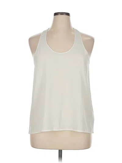Pre-owned Abound Sleeveless Top Ivory Halter Neckline Tops In White