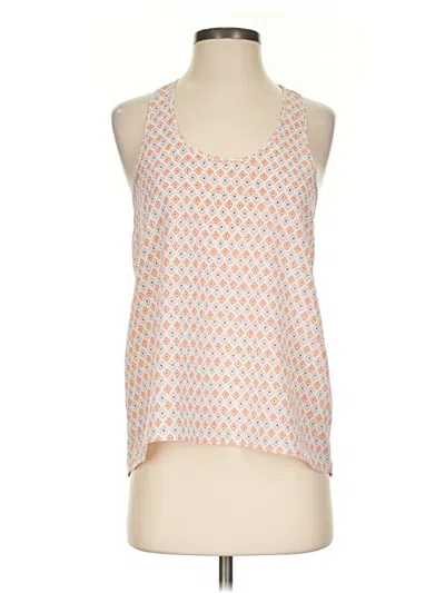Pre-owned Abound Sleeveless Top Orange Halter Neckline Tops