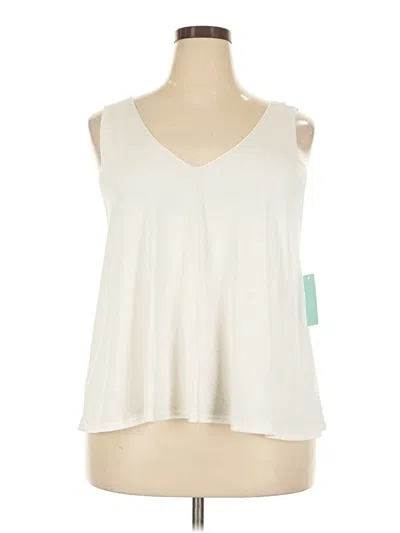 Pre-owned Abound Sleeveless T-shirt In Ivory