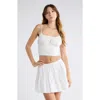 Abound Smocked Cotton Camisole In White