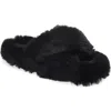 Abound Sonya Faux Fur Slipper In Black