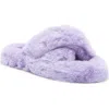 Abound Sonya Faux Fur Slipper In Purple Dawn