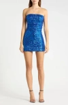 Abound Strapless Sequin Minidress In Multi