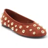 Abound Susie Studded Flat In Brown